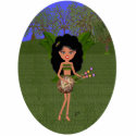 Rock and Roll Faery with Seashell Photo Sculpture photo sculptures
