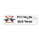 Rock And Roll Forever bumper stickers by gacatmandu Rock And Roll Forever bumper stickers