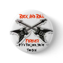 Rock And Roll  Forever buttons