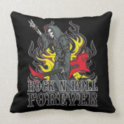 Rock and Roll Forever Decorative Pillow