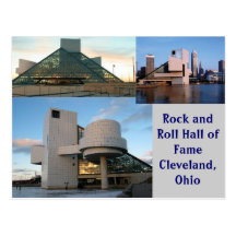 Rock and Roll Hall of Fame Cleveland, Ohio Postcard