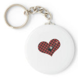 Rock and Roll Heart Keychain