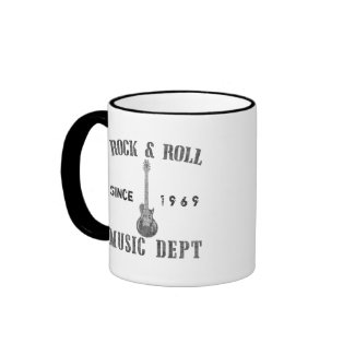 Rock and Roll Music Department Mugs