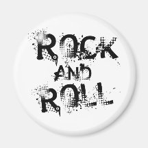 Rock and Roll Refrigerator Magnet