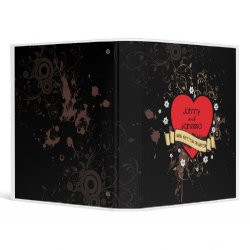 Rock and Roll Wedding Binder binder