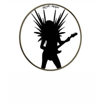 Rock Angel Silhouette logo shirt