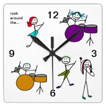 Rock around the wall clocks