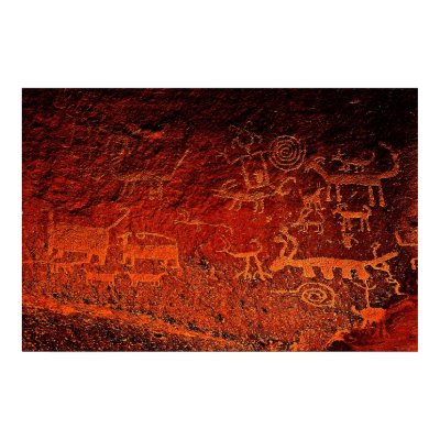 Rock Art Poster by WanderLinArts