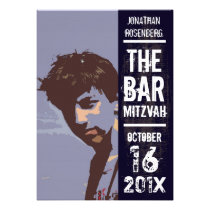 Rock Band Bar Mitzvah Invitation invitations