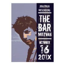 Rock Band Bar Mitzvah Invitation