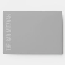 Rock Band Bar Mitzvah Invitation Envelope envelopes