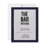Rock Band Bar Mitzvah Reply Card Invites