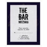 Rock Band Bar Mitzvah Reply Card Invites