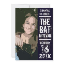Rock Band Bat Mitzvah Invitation