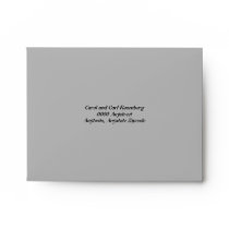 Rock Band Bat Mitzvah Reply Card Envelope
