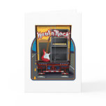 Rock Band Guitar Truck Card