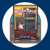 Rock Band Guitar Truck stickers