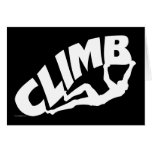Rock Bouldering Climbing Greeting Card