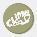 Rock Bouldering Refrigerator Magnet