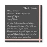 Rock Candy Recipe Magnet ribbon
