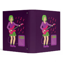 Rock Chick Vinyl Binder