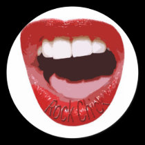 Rock Chick Lips stickers