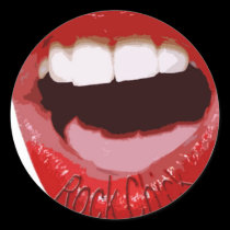 Rock Chick Lips stickers