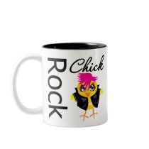 Rock Chick mugs by chicktshirts Rock Chick mugs