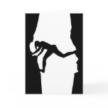 Rock Climber Bouldering Card