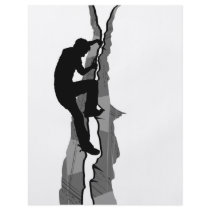 Rock Climber Bouldering Flyer
