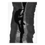 Rock Climber Bouldering RSVP Card Announcement