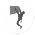Rock Climber Sticker by mrgeneralhumor Rock Climber Sticker