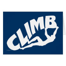 Rock Climbing Bouldering Greeting Cards