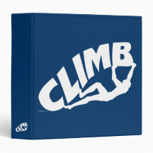 Rock Climbing Bouldering Vinyl Binders