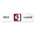 Rock Climbing bumper stickers