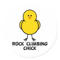 Rock Climbing Chick stickers by chicktshirts8 Rock Climbing Chick stickers