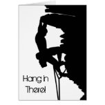 Rock Climbing Greeting Card