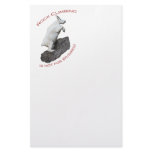 Rock Climbing is not for Wussies! Custom Stationery