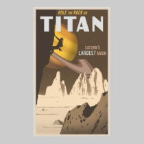 Rock Climbing on Titan, a moon of Saturn posters by stevethomas Rock Climbing on Titan, a moon of Saturn posters