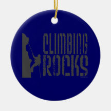 Rock Climbing Ornament