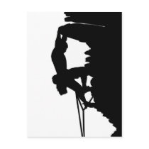 Rock Climbing Postcard