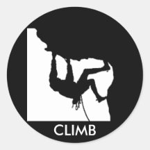 rock climbing sticker