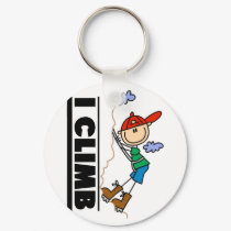 Rock Climbing Tshirts and Gifts keychains by stick_figures Rock Climbing Tshirts and Gifts keychains