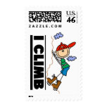 Rock Climbing Tshirts and Gifts Stamps