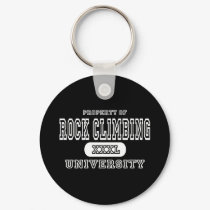 Rock Climbing University Dark keychains by universityshirts Rock Climbing University Dark keychains