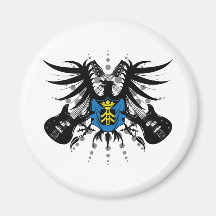 Rock Coat of Arms Magnets