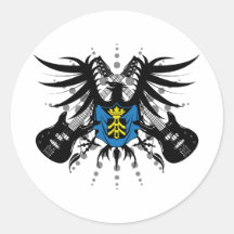 Rock Coat of Arms Stickers