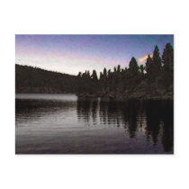 Rock Creek Lake at Dusk postcards
