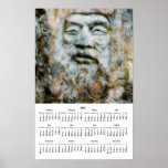 Rock Face - Man Carved in Stone Print