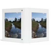 Rock Fence Water House Florida Picture Vinyl Binders
